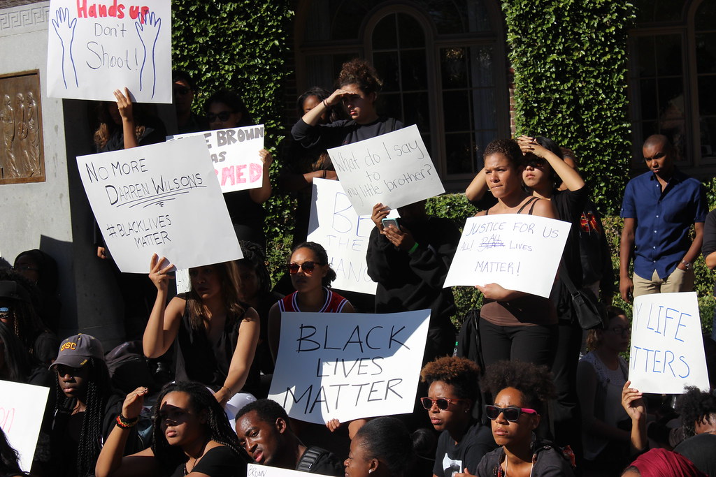 Police clear protests at usc cuellar indicted