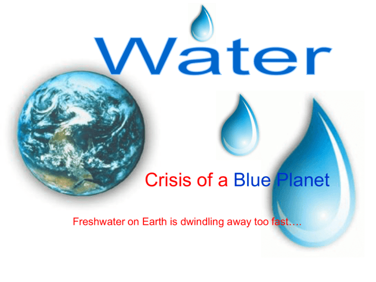 Shallow thinking about water imperils the planet