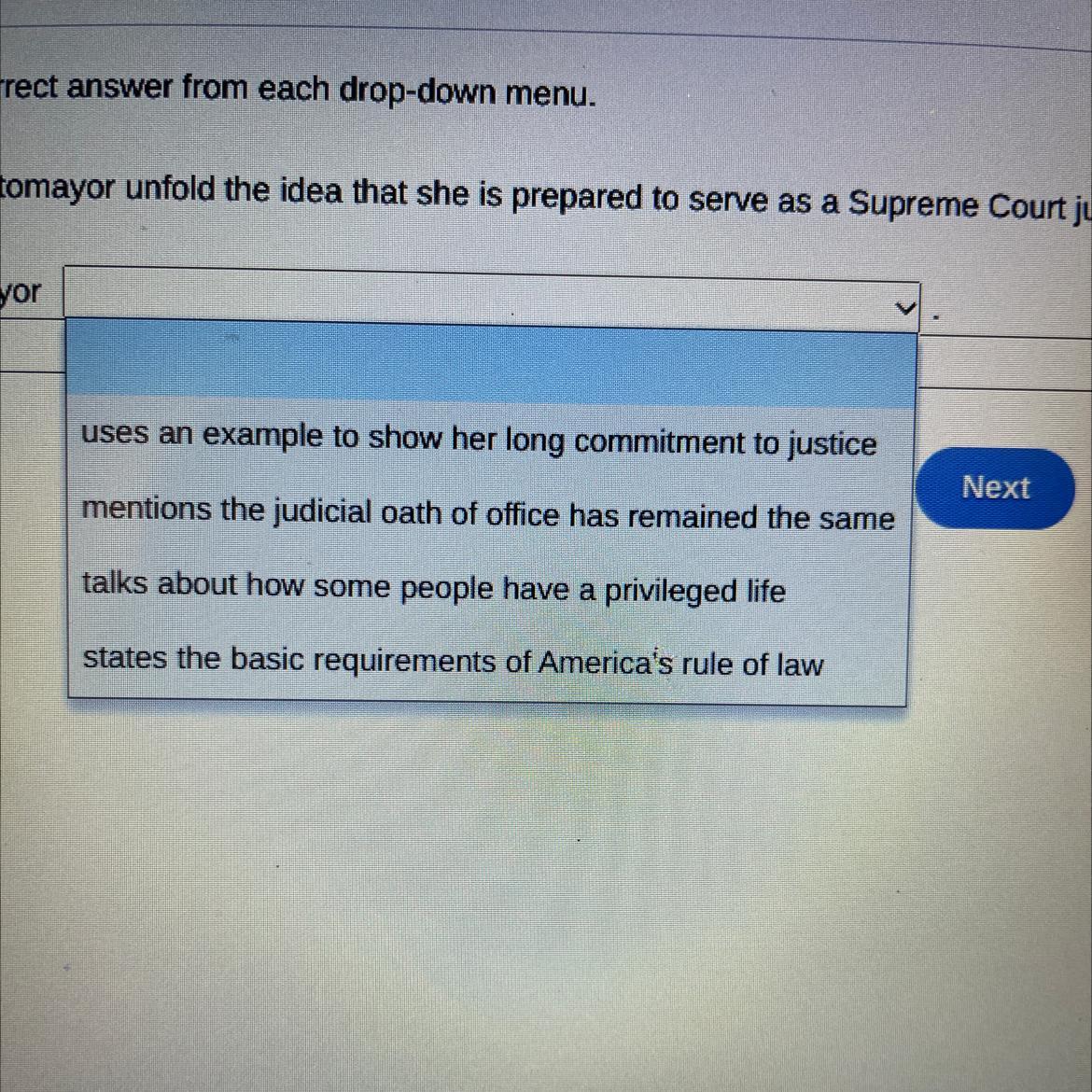 Justice sotomayor was right for the wrong reasons