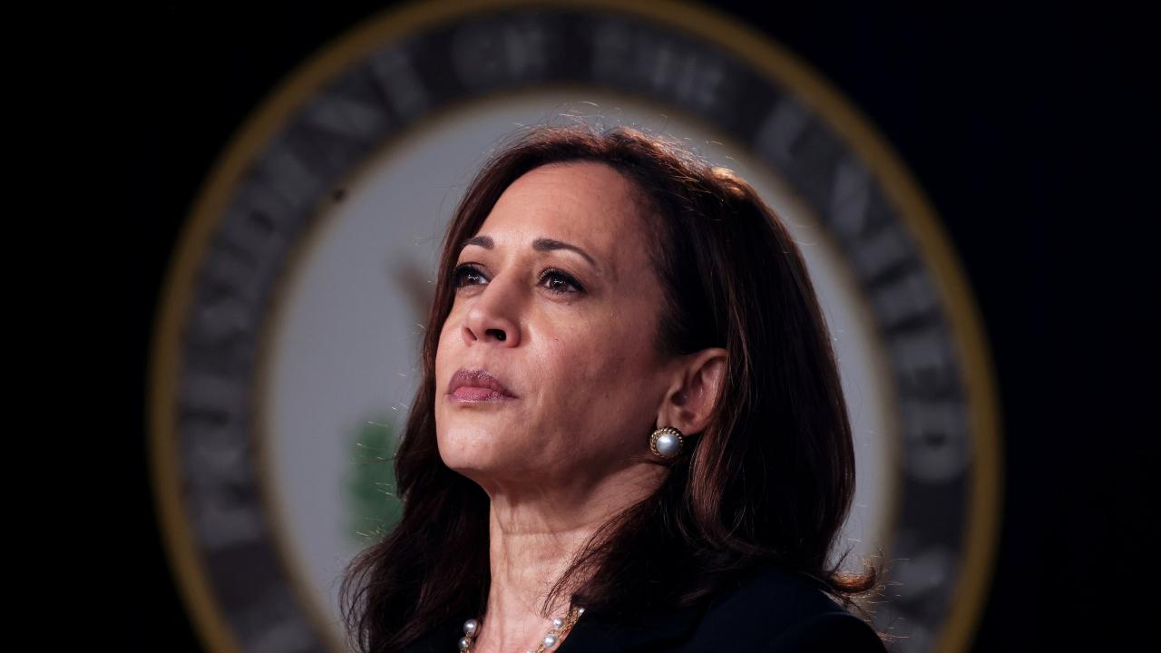 Kamala harris jostles for the top job