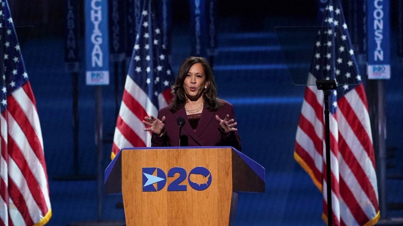 Kamala harris put donald trump on the back foot and kept him there