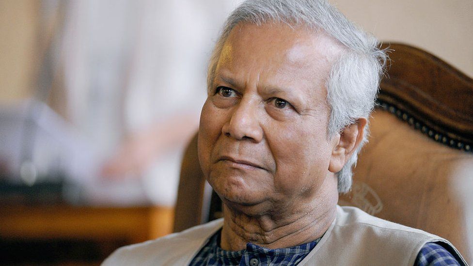 Muhammad yunus a microcredit pioneer is bangladeshs interim leader