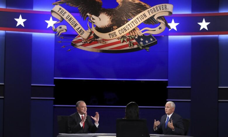 The vice presidential debate was surprisingly cordial