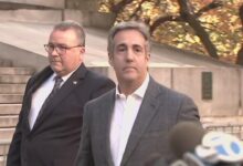 Michael cohen takes the stand in trumps trial