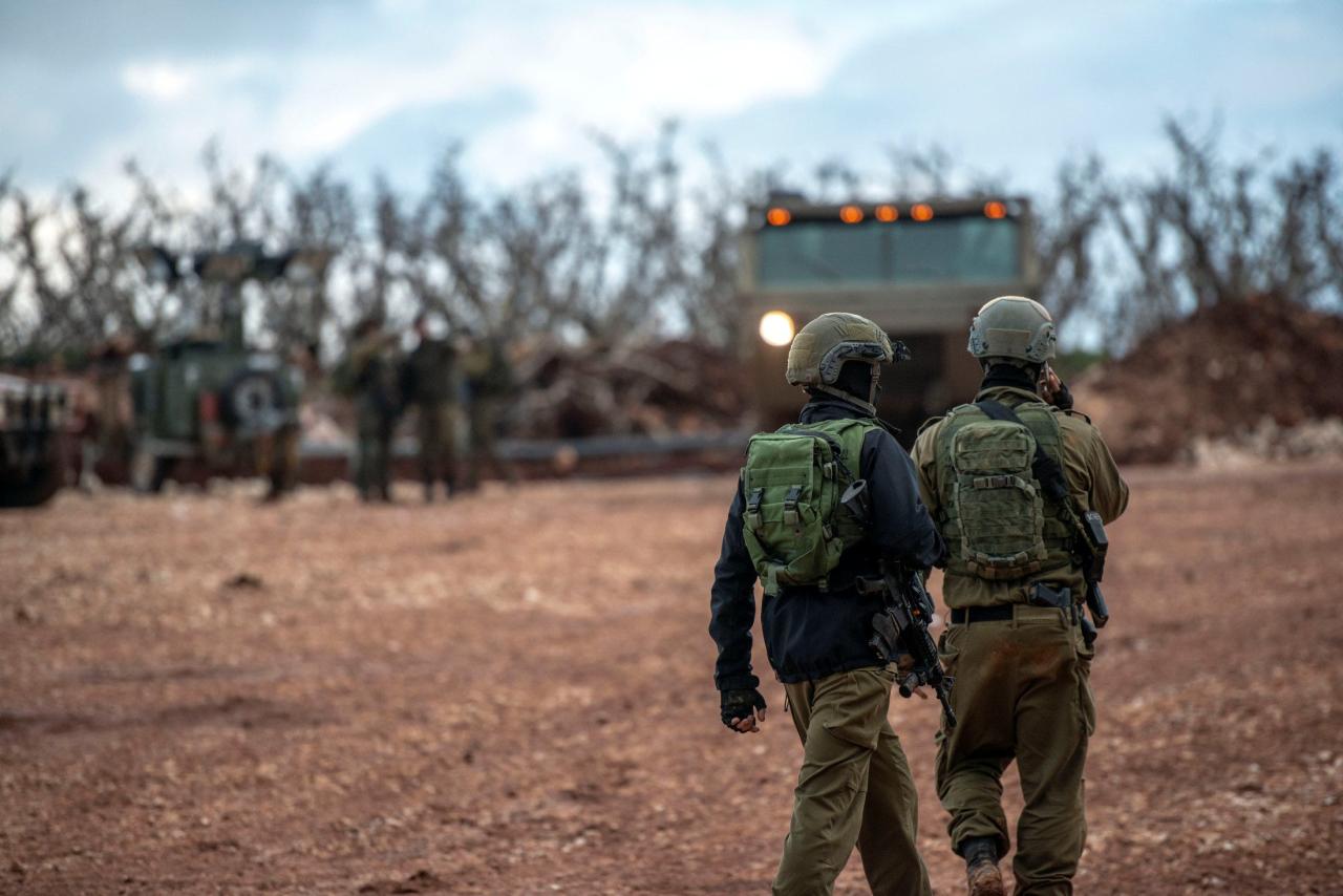 Just inside lebanon israeli soldiers debate how far to go