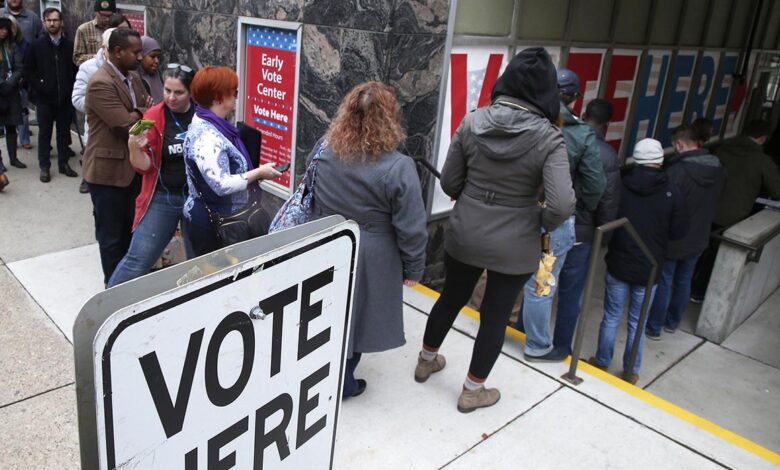 Voters are getting out early this election