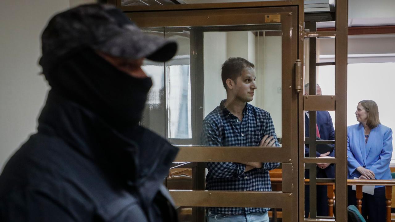 Russia sentences evan gershkovich to 16 years on bogus spying charges