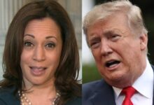 Kamala harris makes donald trump look out of his depth