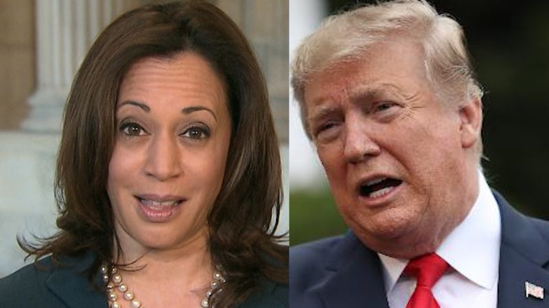 Kamala harris makes donald trump look out of his depth