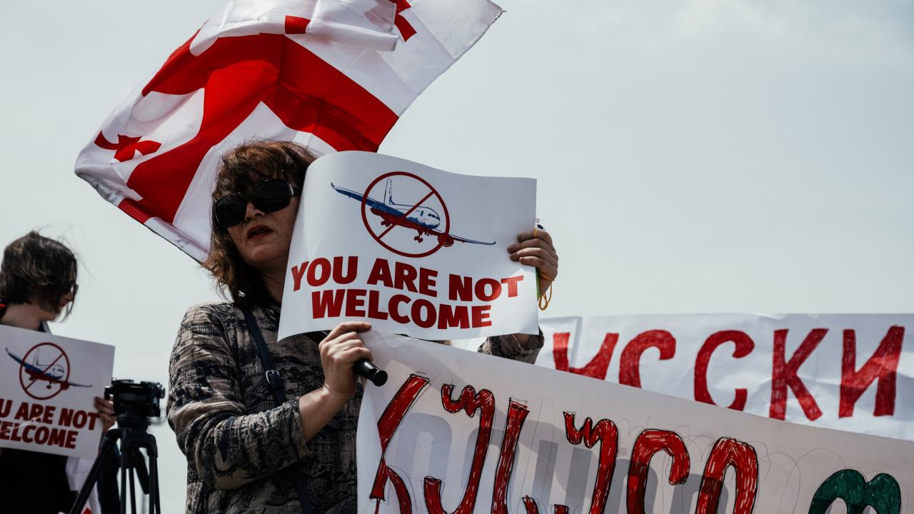 Georgians fear their country is becoming like russia