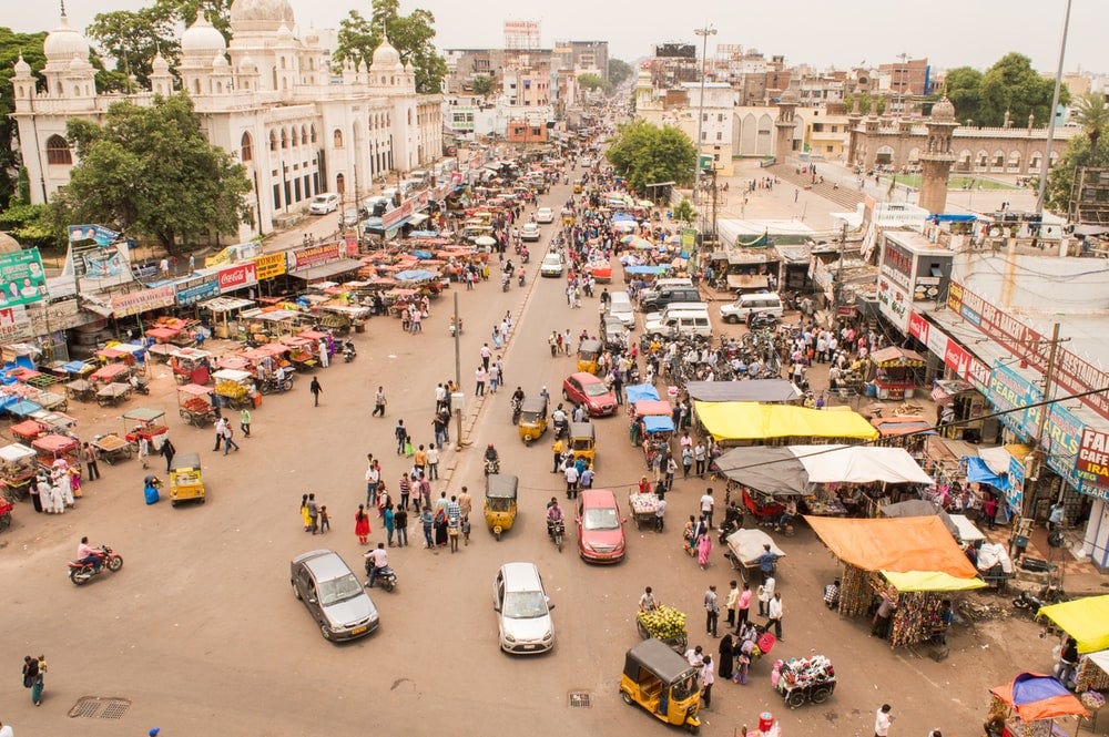 Welcome to india where the streets have four names