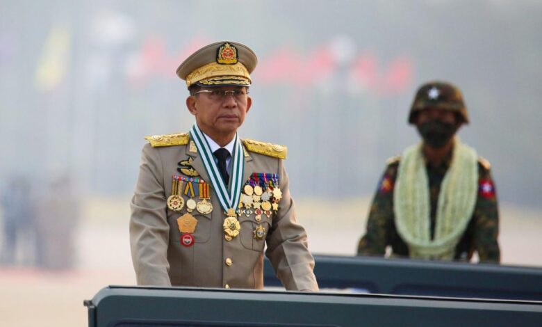 Myanmars junta chief finally goes to china