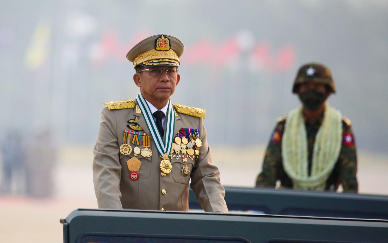 Myanmars junta chief finally goes to china