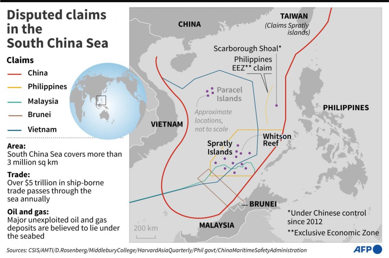 Long simmering tensions in the south china sea are nearing a boil