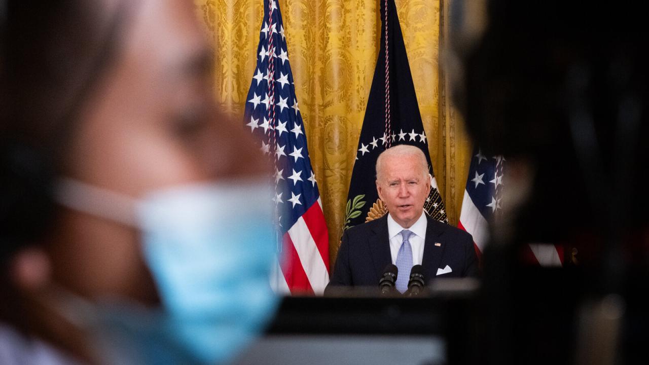 Biden fights covid and his own party