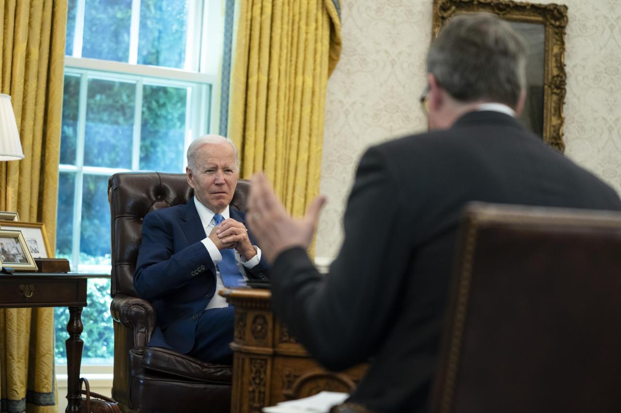 Biden gears up for abc interview