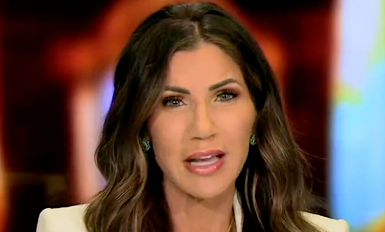 How kristi noem missed her shot to be vice president