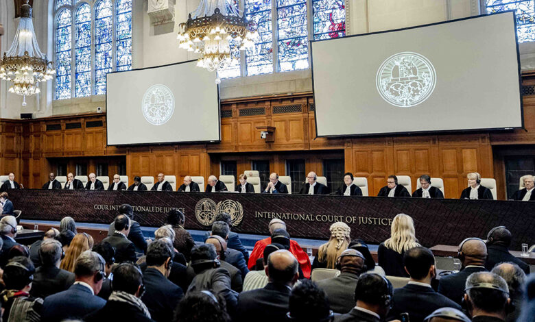 The icj orders restraint from israel in rafah