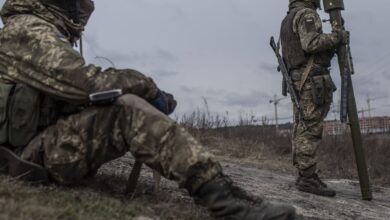 Ukraine conflict eastern ukrainian russian fighting avdiivka remains pro march separatists impasse simmering npr serviceman ammunition prepares last stepanov anatolii