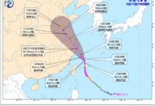 A typhoon hits shanghai and the chinese economy groans