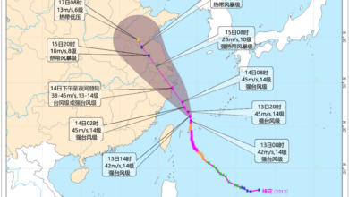 A typhoon hits shanghai and the chinese economy groans