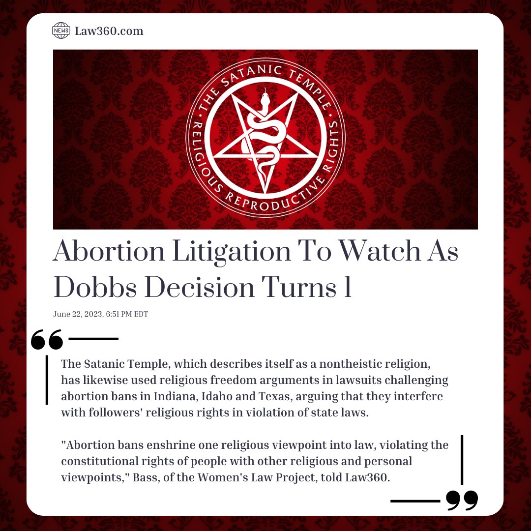 Satanic temple abortion handout billboard billboards globalnews refusing sues rejected raises proposed