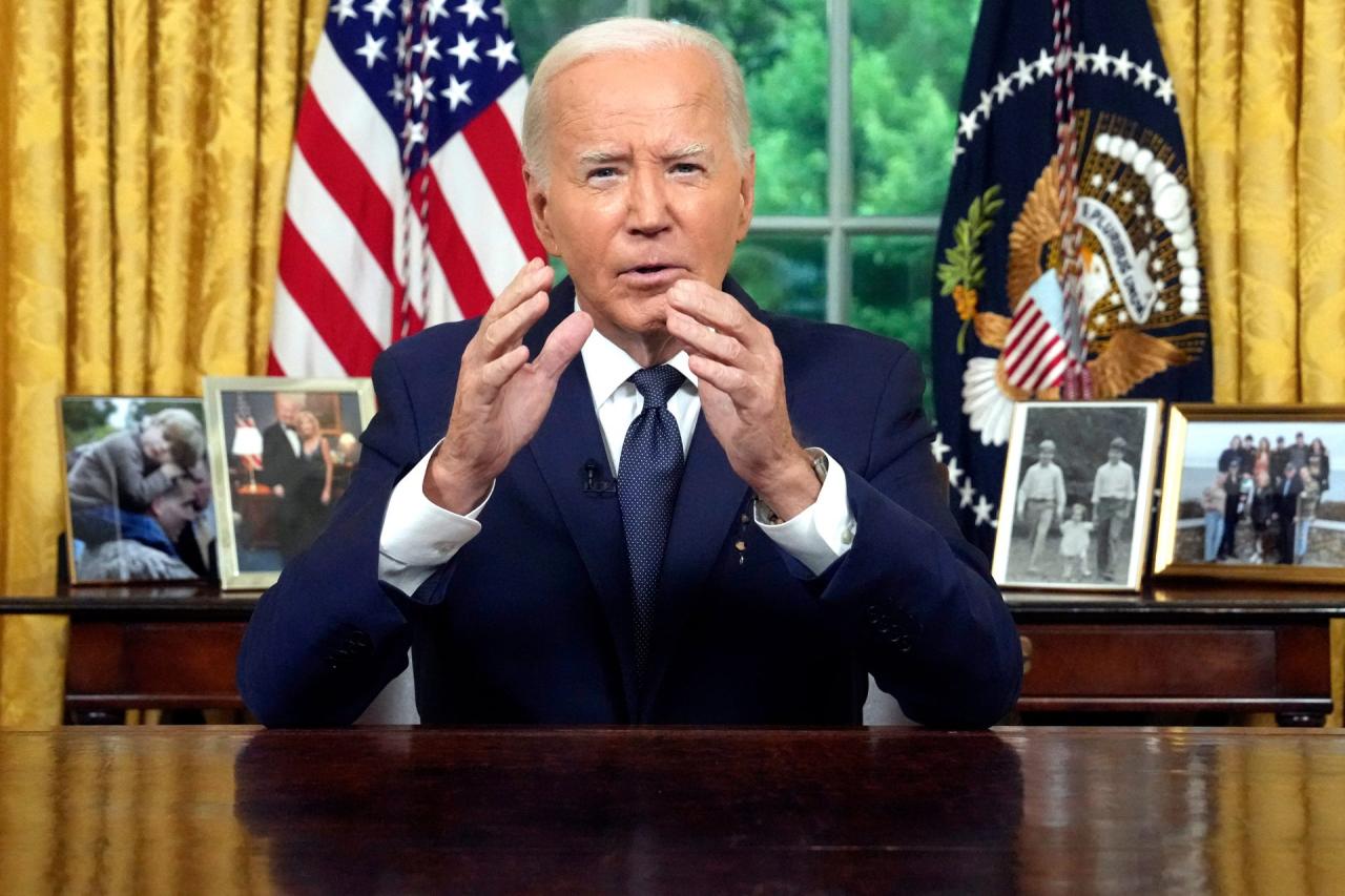 A big donor urges joe biden to stand aside