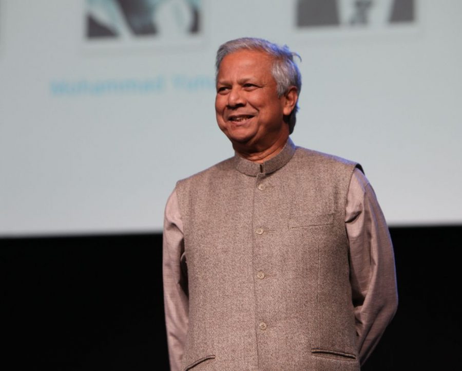 Yunus muhammad laurel olympic nobel bangladesh awardee olympiques lauriers recipient cio