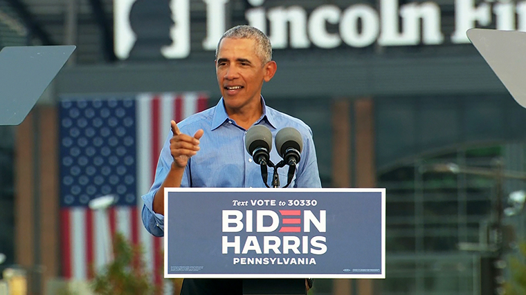 Obama mocks trumps weird obsession at dnc