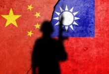 China makes love and war with taiwan