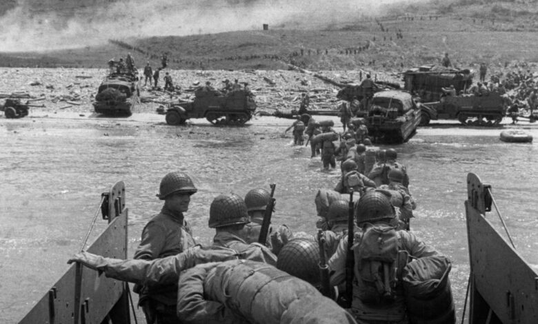 Day dragged being normandy ago years invasion exhausted 1944 war pa