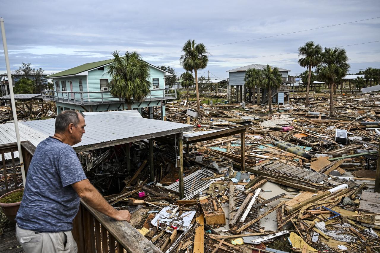 Hurricane milton inundates florida