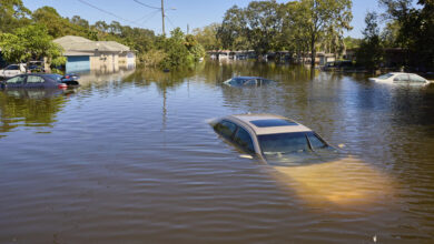 Hurricane milton inundates florida