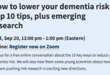 How to reduce the risk of developing dementia