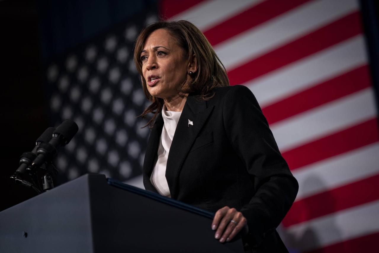 With cash and backing kamala harris sails towards nomination