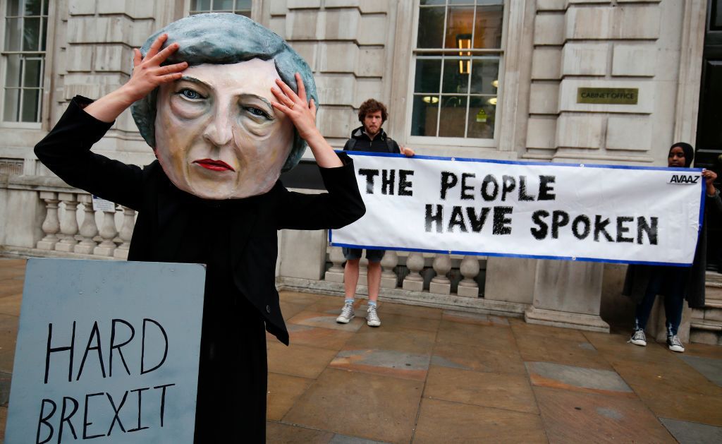 No british election is complete without a man with a bin on his head