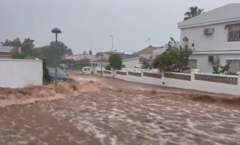 Floods in spain cause death and devastation