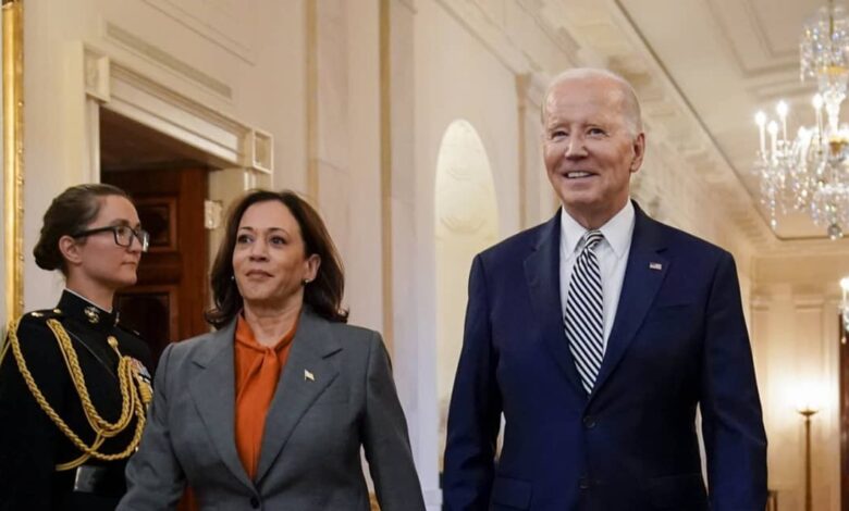 Kamala harris carries the torch and the burden of bidenomics