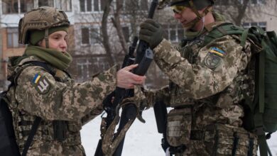 Ukraine is on the defensive militarily economically and diplomatically