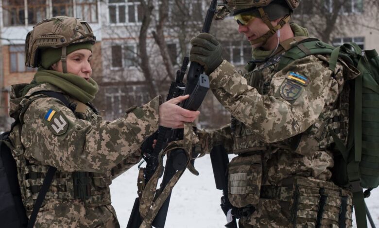 Ukraine is on the defensive militarily economically and diplomatically