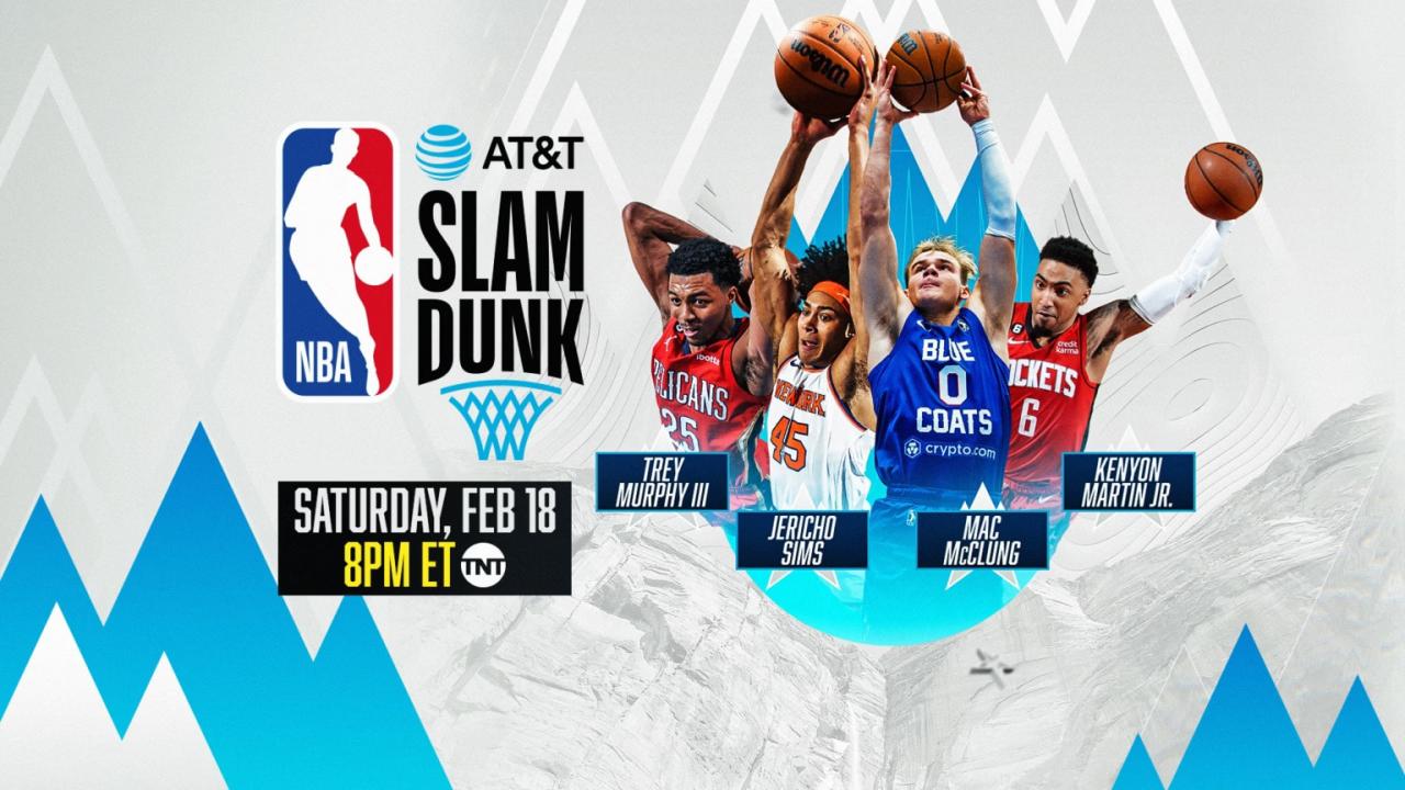 2025 NBA All-Star Rising Stars and dunk contest schedule