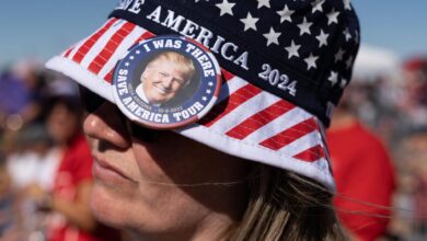 Five months out donald trump has a clear lead