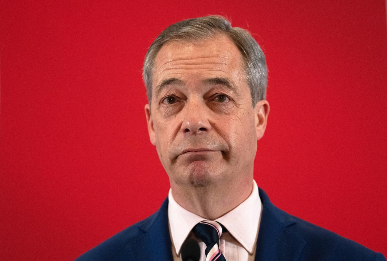 Nigel farage takes over as leader of reform uk