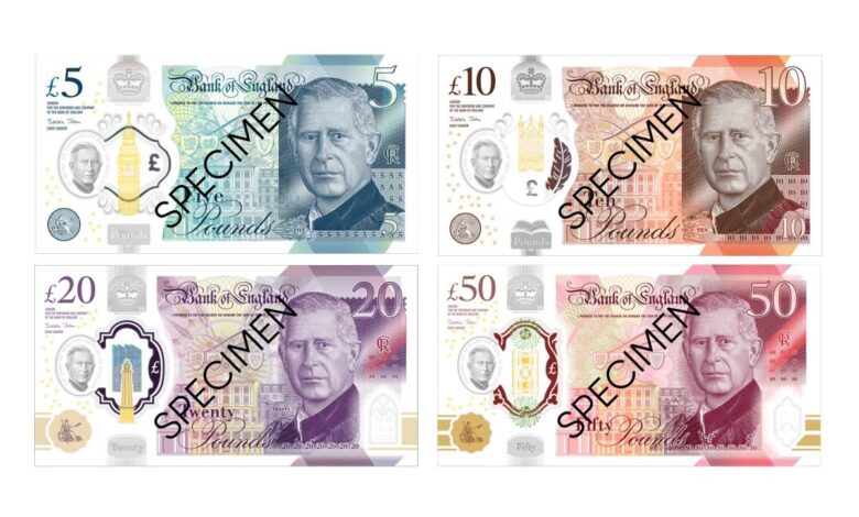 Charles iii gets his own paper currency
