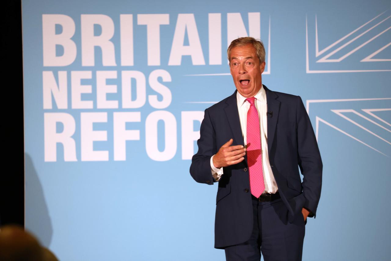 Nigel farage takes over as leader of reform uk