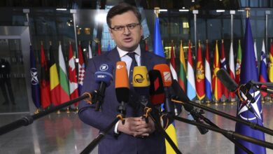 Natos boss wants to free ukraine to strike hard inside russia