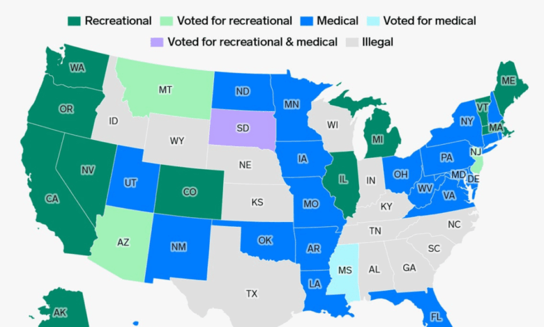 Marijuana is already legal for a majority of americans