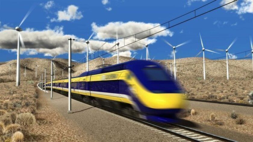 The worlds slowest bullet train trundles ahead in california