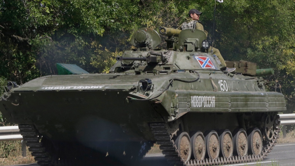 What are the russian turtle tanks seen in ukraine