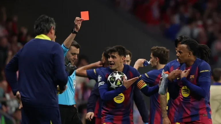 Barcelona Sets Unfortunate Record: Most Red Cards in Champions League Over the Last Decade